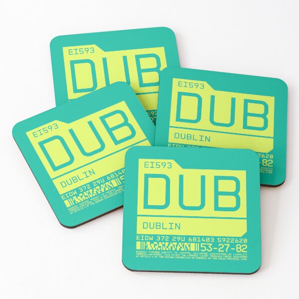 Item preview, Luggage Tag C - DUB Dublin Ireland designed and sold by VoodooCircus.