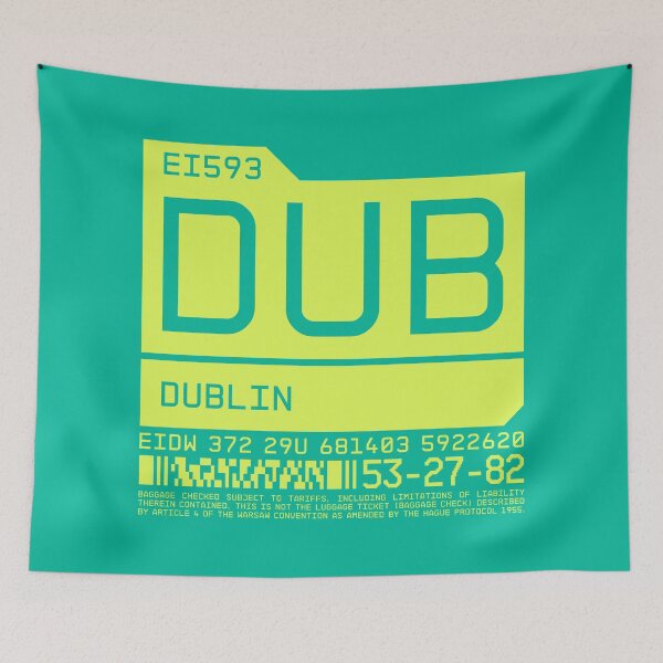 Item preview, Luggage Tag C - DUB Dublin Ireland designed and sold by VoodooCircus.