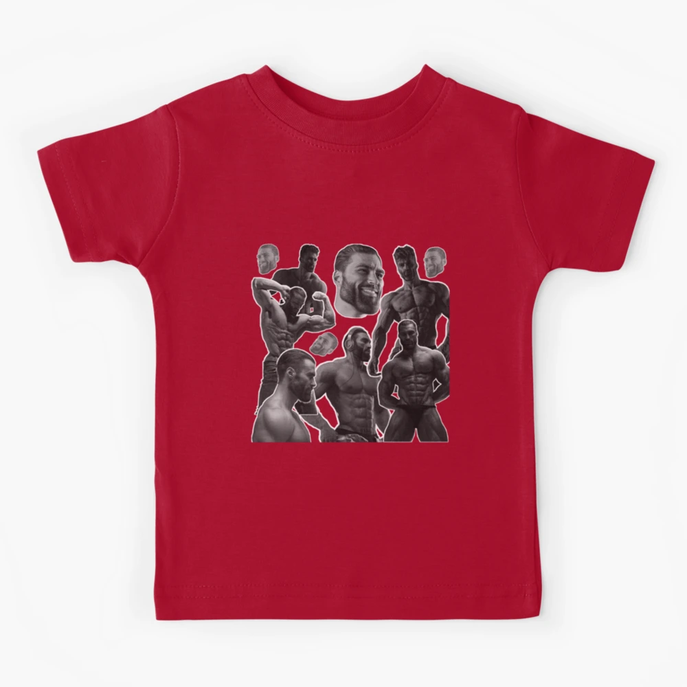 WWE Four Squares Collage Kid Size Red T-Shirt