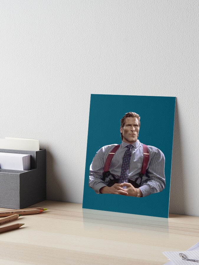 Patrick Bateman Gigachad Meme | Art Board Print