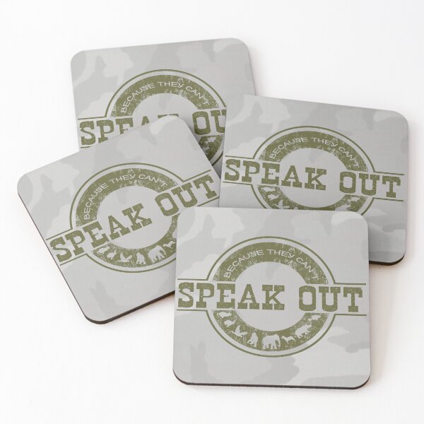 Item preview, Speak Out Because They Can't designed and sold by DogLifeCo.