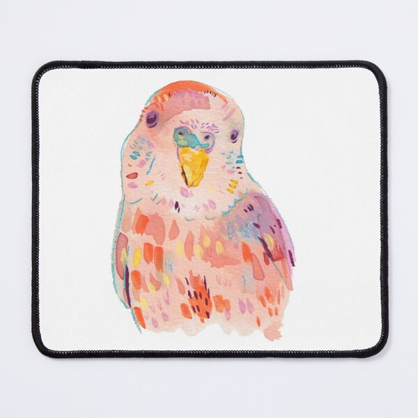 Item preview, Cute Pink Budgerigar designed and sold by Sara Brenton.