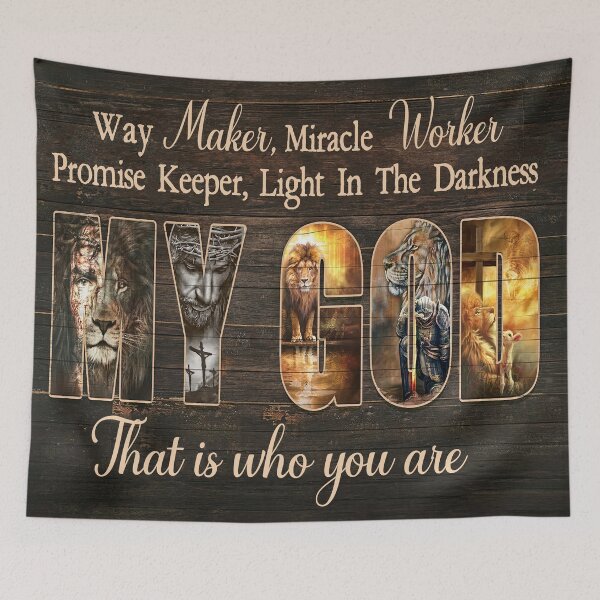 Item preview, Way Maker Miracle Worker Promise Keeper Light In The Darkness My God designed and sold by CarlaHerold.