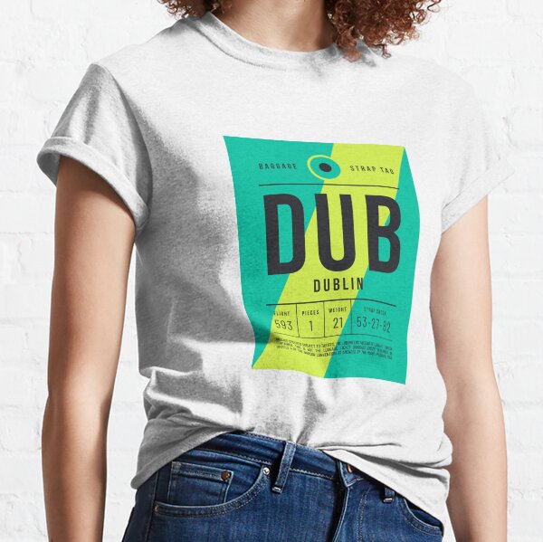 Item preview, Luggage Tag E - DUB Dublin Ireland designed and sold by VoodooCircus.