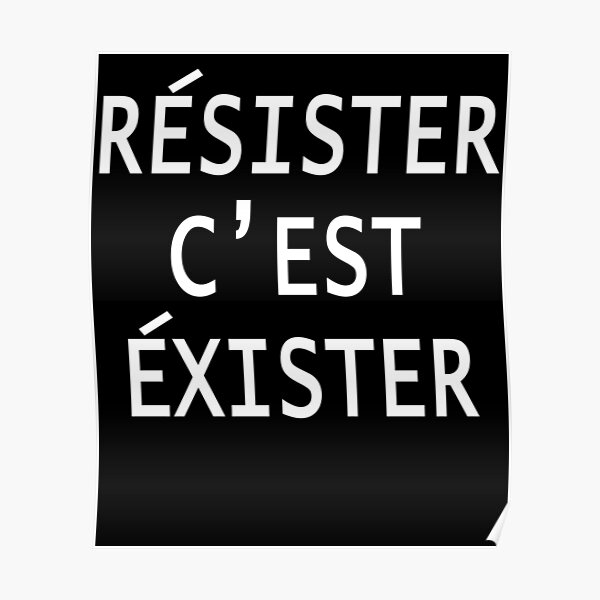 Resister Posters Redbubble
