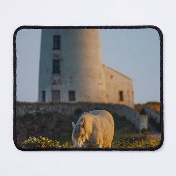 Item preview, Goleudy Twr Mawr lighthouse and a wild horse designed and sold by Paul Madden.
