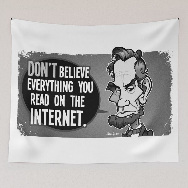 Item preview, Abe's Internet Advice designed and sold by binarygod.