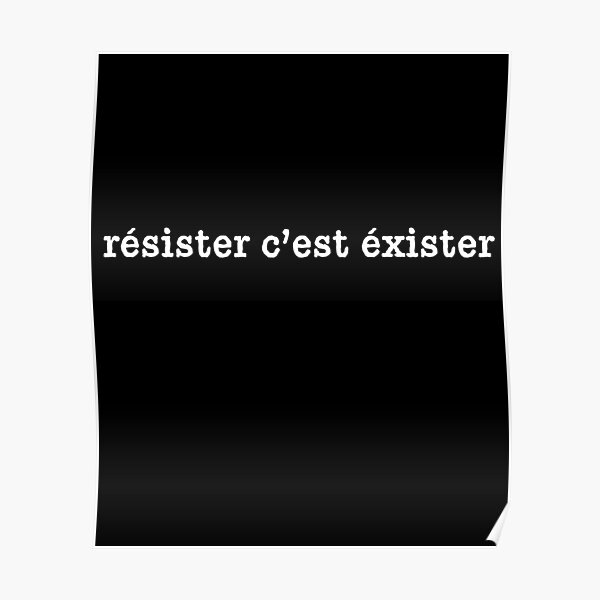 Resister Posters Redbubble