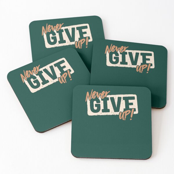 Item preview, Never give up! quot   designed and sold by CeridwenKennedy.