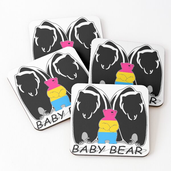 Item preview, Pansexual Pride Baby Bear 2 Papas designed and sold by Bunny Loven.