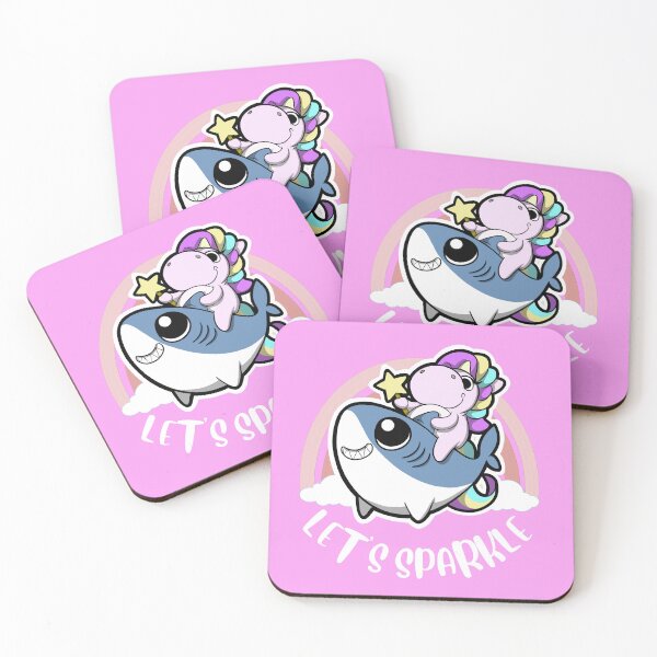 Item preview, Unicorn Riding Shark designed and sold by The magic  Yellow bus.