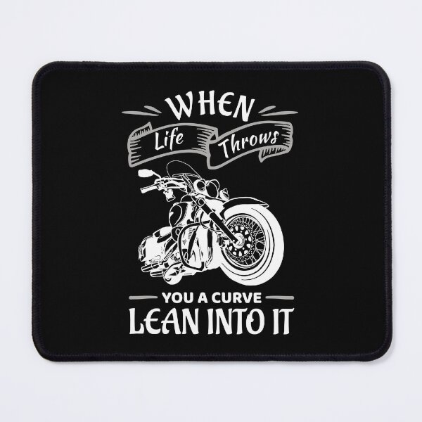 Item preview, When Life Throws You a Curve Lean Into It, Motorcycle Outfit, Biker Gift, Motorcycle Decal designed and sold by praewapy.