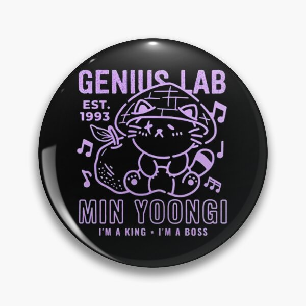 Item preview, Genius Lab Yoongi designed and sold by martinholsten.