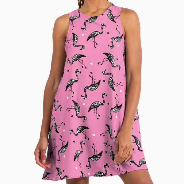 Pink Flamingo Dresses for Sale | Redbubble Pink Flamingo Dresses for Sale | Redbubble