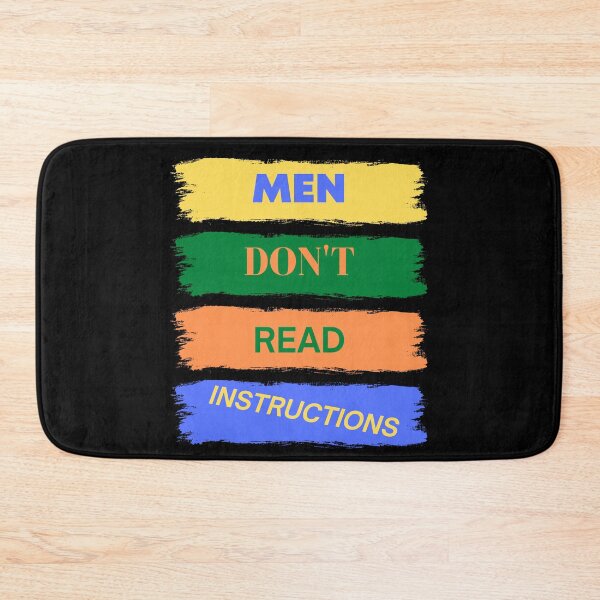 Item preview, Men Don't Read Instructions designed and sold by BetterLifeToday.
