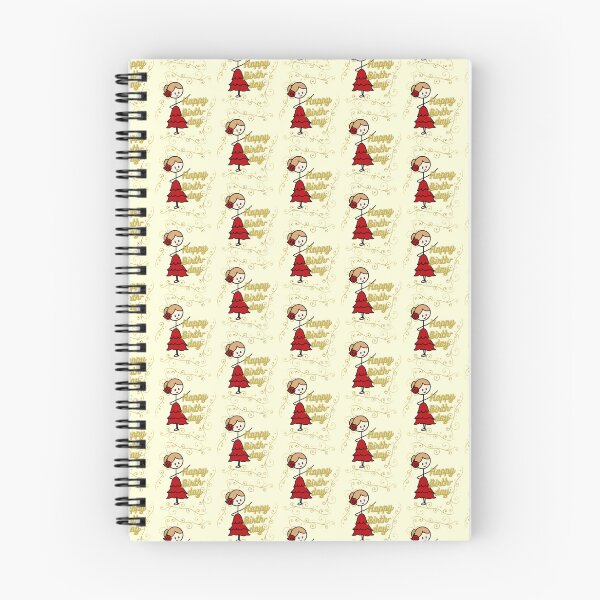 Item preview, Happy Birthday Cute Ballerina In Red Dress | Cream Yellow designed and sold by BalletRina.