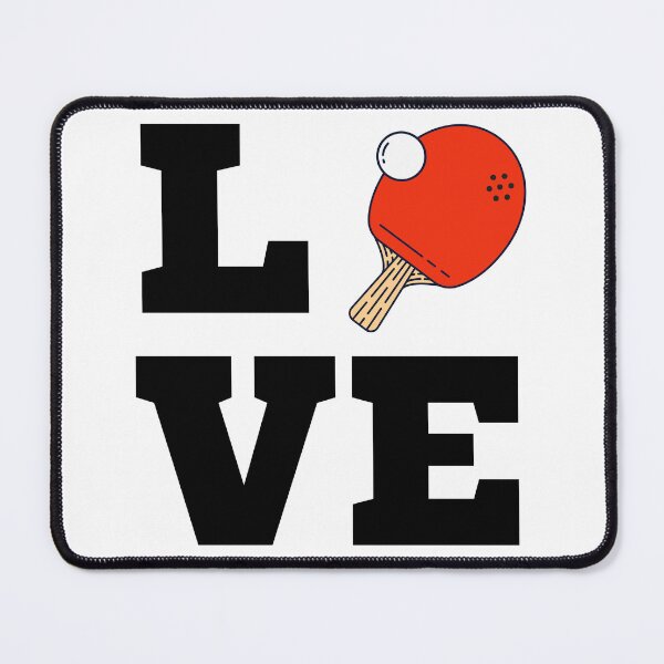 Item preview, I Love Ping Pong Red - Pingpong Table Tennis Player Athlete Sports Lover designed and sold by Millusti.
