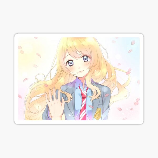 "Shigatsu wa kimi no uso" Sticker by pedrolez1990 | Redbubble