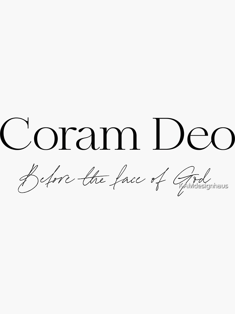 Coram Deo