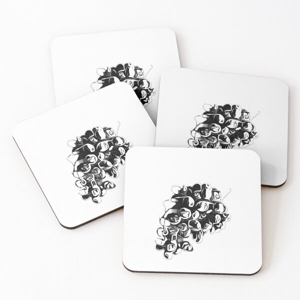 Item preview, Black and White Grapes  designed and sold by Printableshop7.