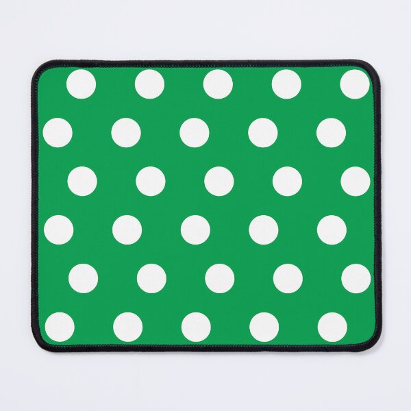 Item preview, Classic Polka Dot Pattern_ White Medium Green Vivid Green Bright Green designed and sold by mimihuang creations.