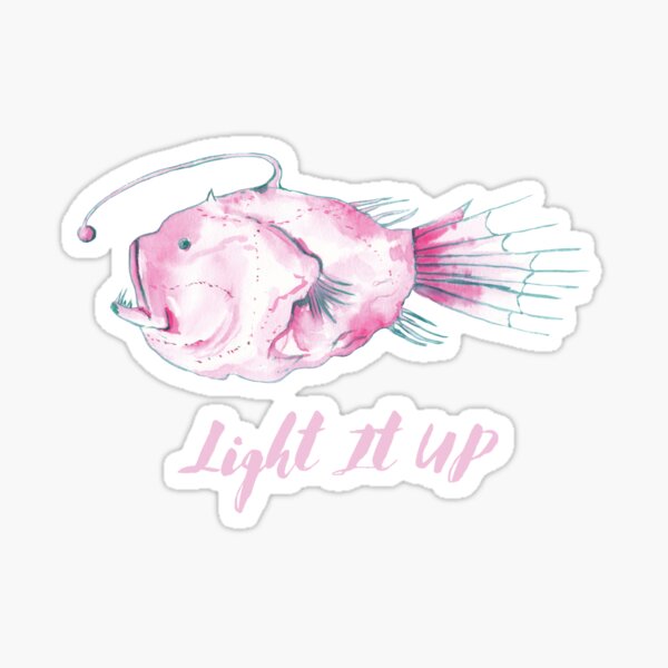 Artikel-Vorschau von Anglerfish Light Darkness Aquarel Design, designt und verkauft von lordyswiss.