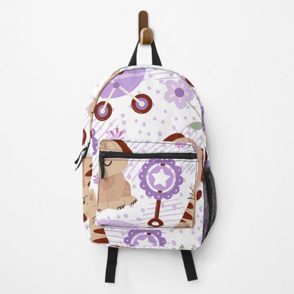 Item preview, Baby Puppy and Kitty with baby accessories (dark-purple) designed and sold by Dorina Larsdotter.