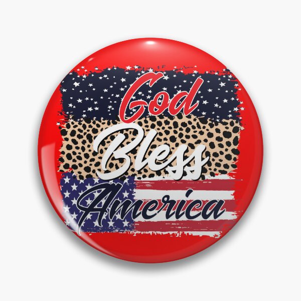 Artikelvorschau, God Bless America Patriotic American Cute 4th of July Gear entworfen und verkauft von DynamicDesign.