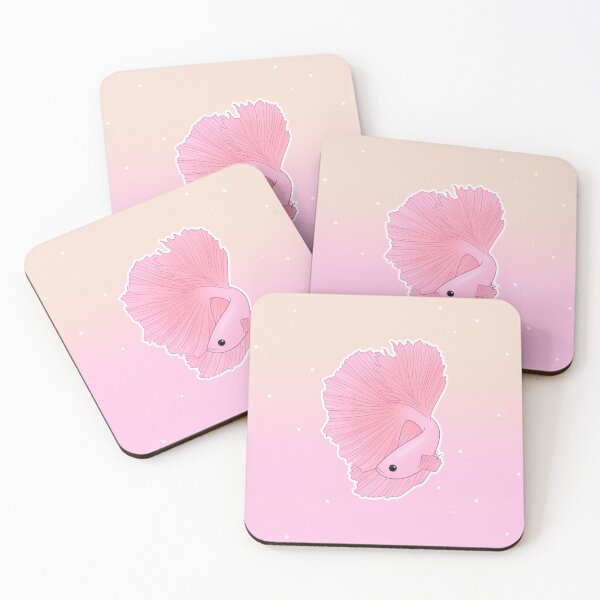 Item preview, Veiltail Betta Fish, Soft Pink Coloration designed and sold by anacecilia.