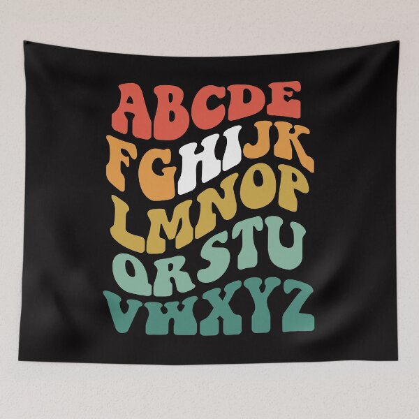 Item preview, Hi Alphabet Back to School Cool Pre K Kindergarten Teacher designed and sold by Digital Story Time.