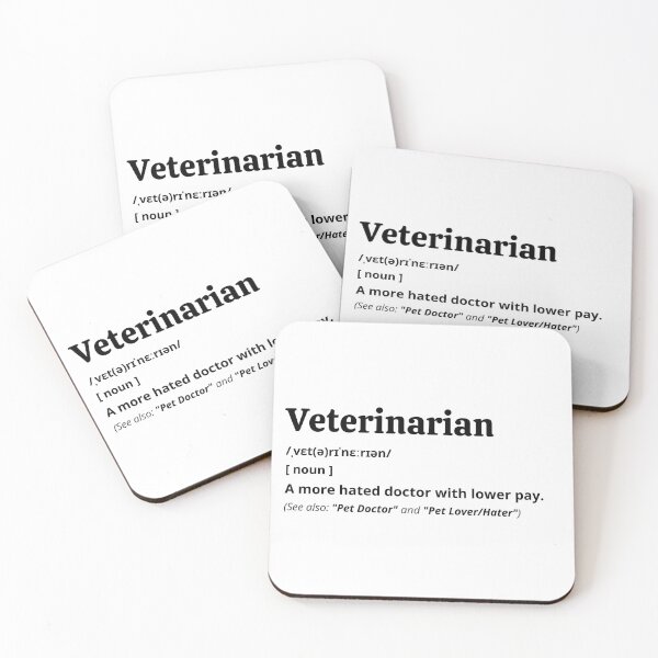 Item preview, Veterinarian Definition designed and sold by Creatoe.