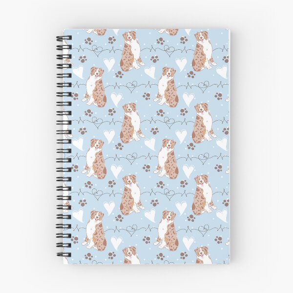 Item preview, LOVE Red Merle Tricolor Australian Shepherd designed and sold by Lulupainting.
