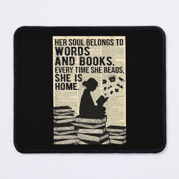 Item preview, Reading - Her Soul belongs to Words and Books designed and sold by toniobnd51.