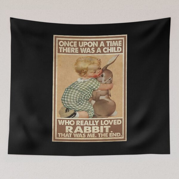 Item preview, Rabbit Once Upon A Time there was a child who really loved rabbit  designed and sold by cevyl49.