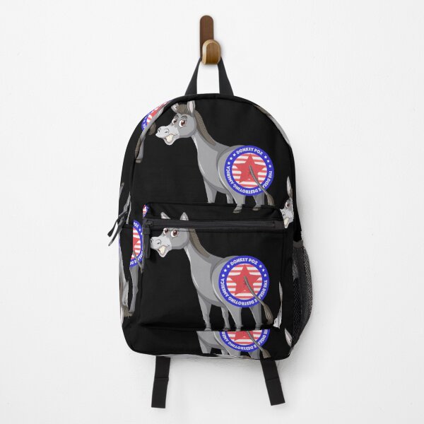 Item preview, Donkey Pox The Disease Destroying America - Funny Political Jack Blue Red Star on Behind designed and sold by The Patootoos.