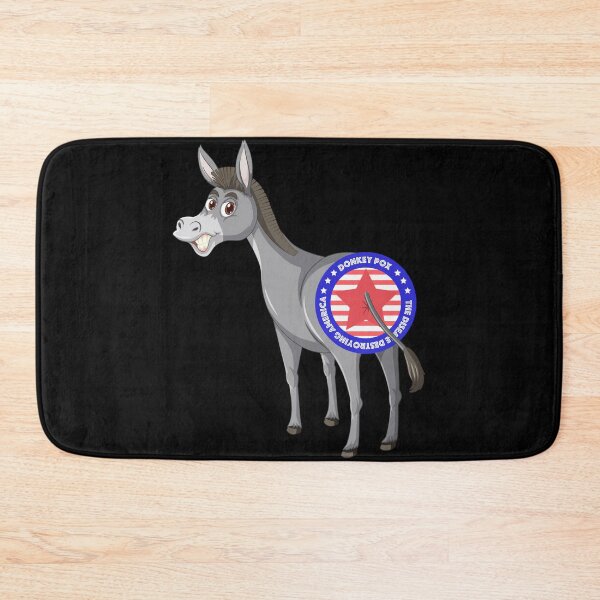 Item preview, Donkey Pox The Disease Destroying America - Funny Political Jack Blue Red Star on Behind designed and sold by The Patootoos.