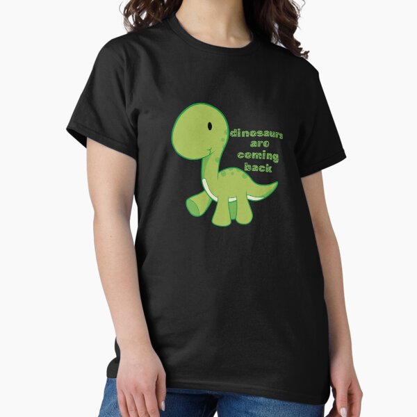 T-Shirt Denver Le Dernier Dinosaure Noir, Manches Courtes, 100% Coton  Style Rétro Pour Hommes