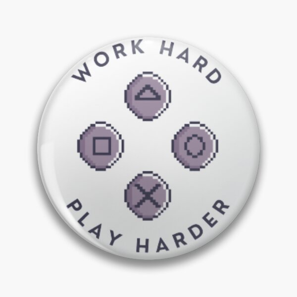 Item preview, Work hard Play harder designed and sold by ALFAREX.