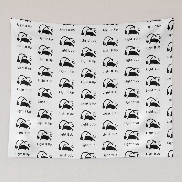 Item preview, Anglerfish Light Darkness Black Text Essential designed and sold by lordyswiss.