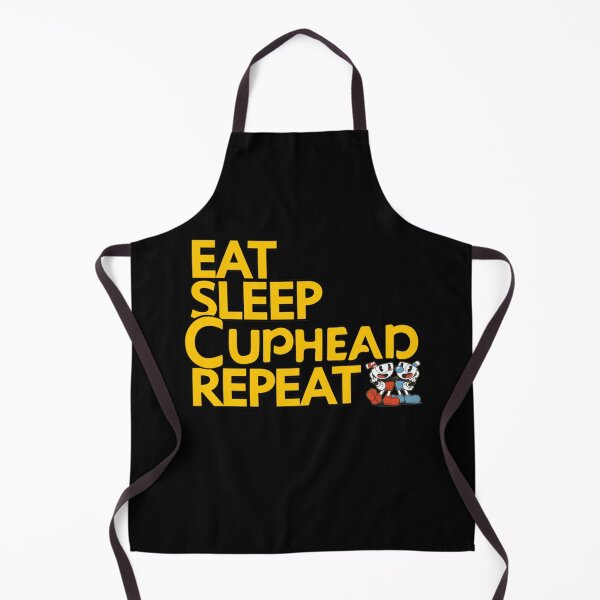 Item preview, CUPHEAD TSHIRT  EAT SLEEP CUPHEAD REPEAT   designed and sold by KianaJackson3.