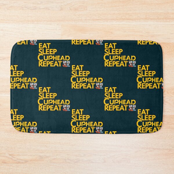 Item preview, CUPHEAD TSHIRT  EAT SLEEP CUPHEAD REPEAT   designed and sold by KianaJackson3.
