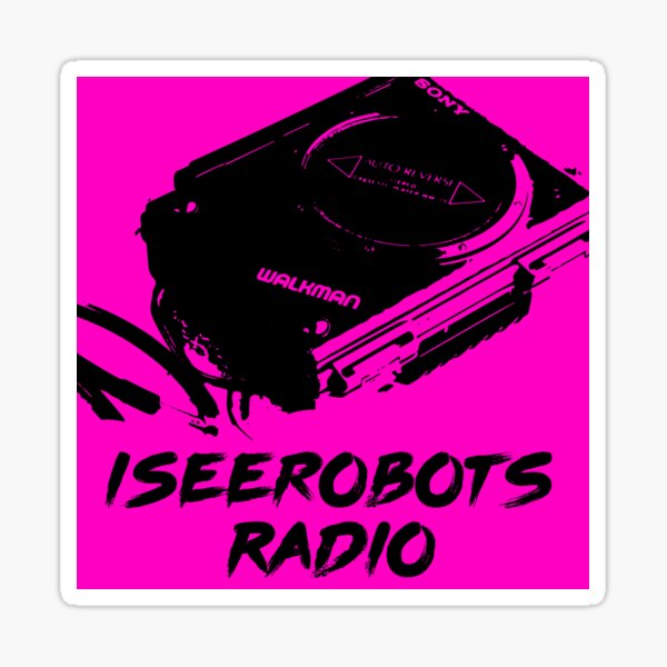 IseeRobots Radio Logo Sticker