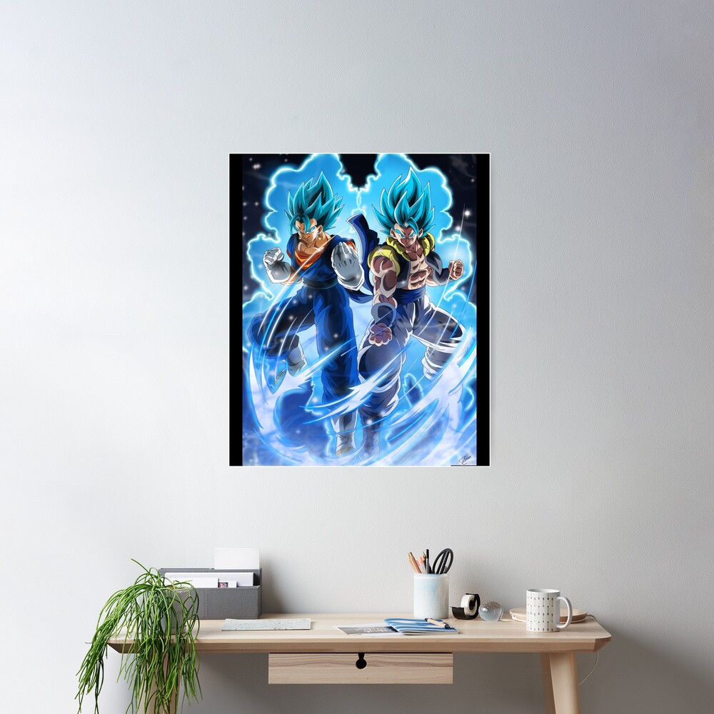 Vegito Blue and Gogeta Blue Wallpaper Poster Canvas by brutifulstore - Issuu