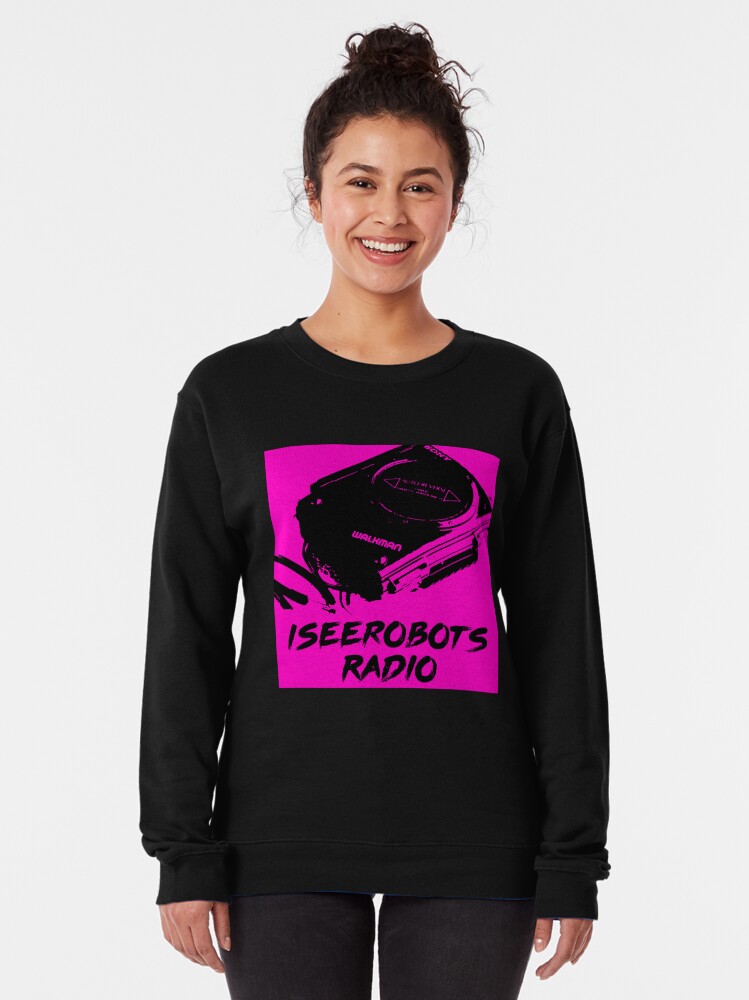 Alternate view of IseeRobots Radio Logo Pullover Sweatshirt