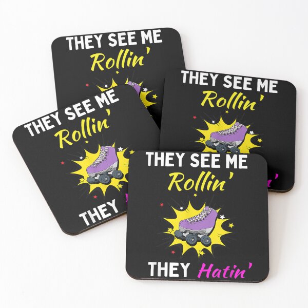 Item preview, They See Me Rollin They Hatin Roller Skating designed and sold by ZoraidaLandrua.