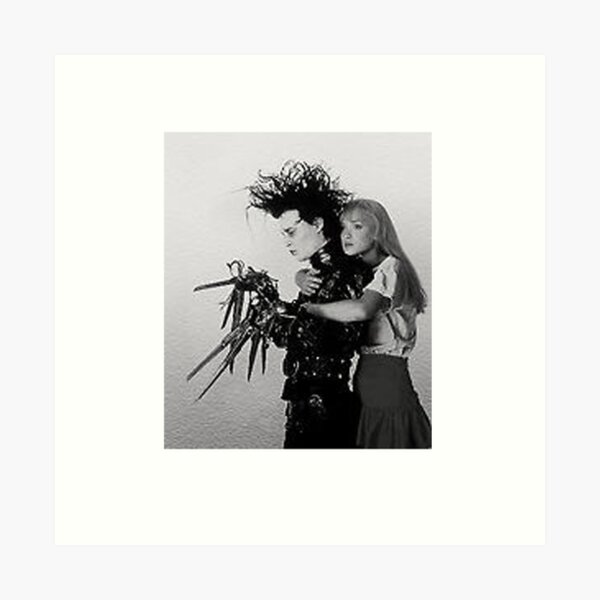 Edward Scissorhands & Kim Art Print