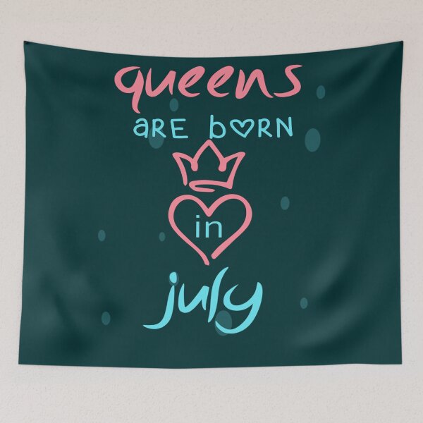 Item preview, funny queens are born in july gift for women,girls birthday july   designed and sold by CindyClarkFD.