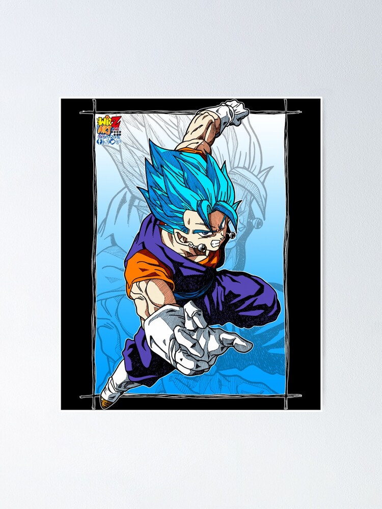 Blue Vegito & Blue Gogeta Tote Bag by thomasDten-Art