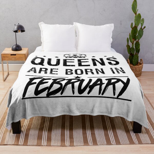 Item preview, Queens Are Born In FebruaryBirthday Gift designed and sold by CindyClarkFD.