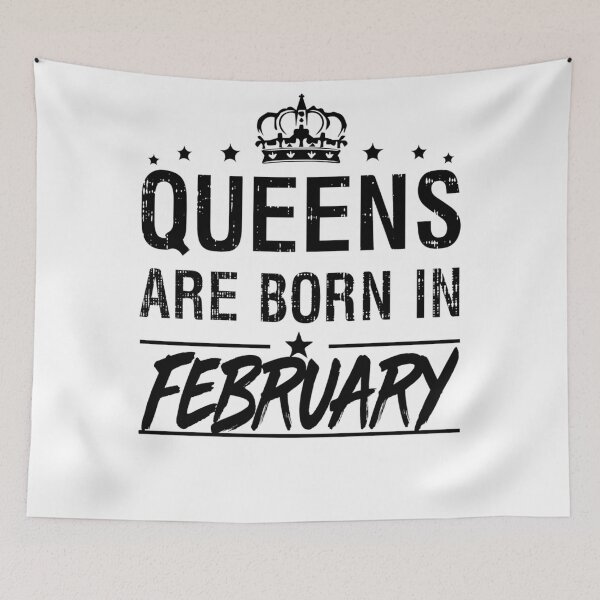 Item preview, Queens Are Born In FebruaryBirthday Gift   designed and sold by CindyClarkFD.